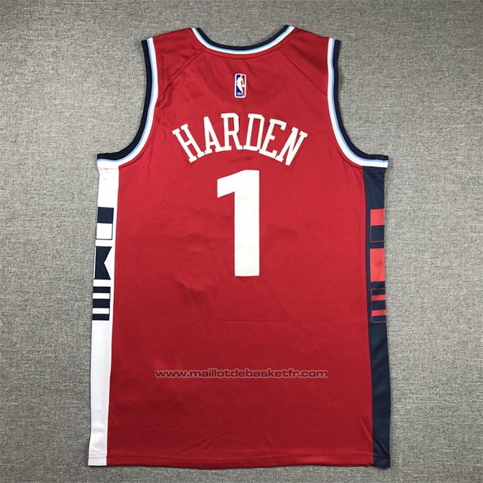 Maillot Los Angeles Clippers James Harden #2 Statement 2024-25 Rouge